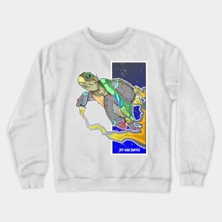 Jet-sea turtle Crewneck Sweatshirt